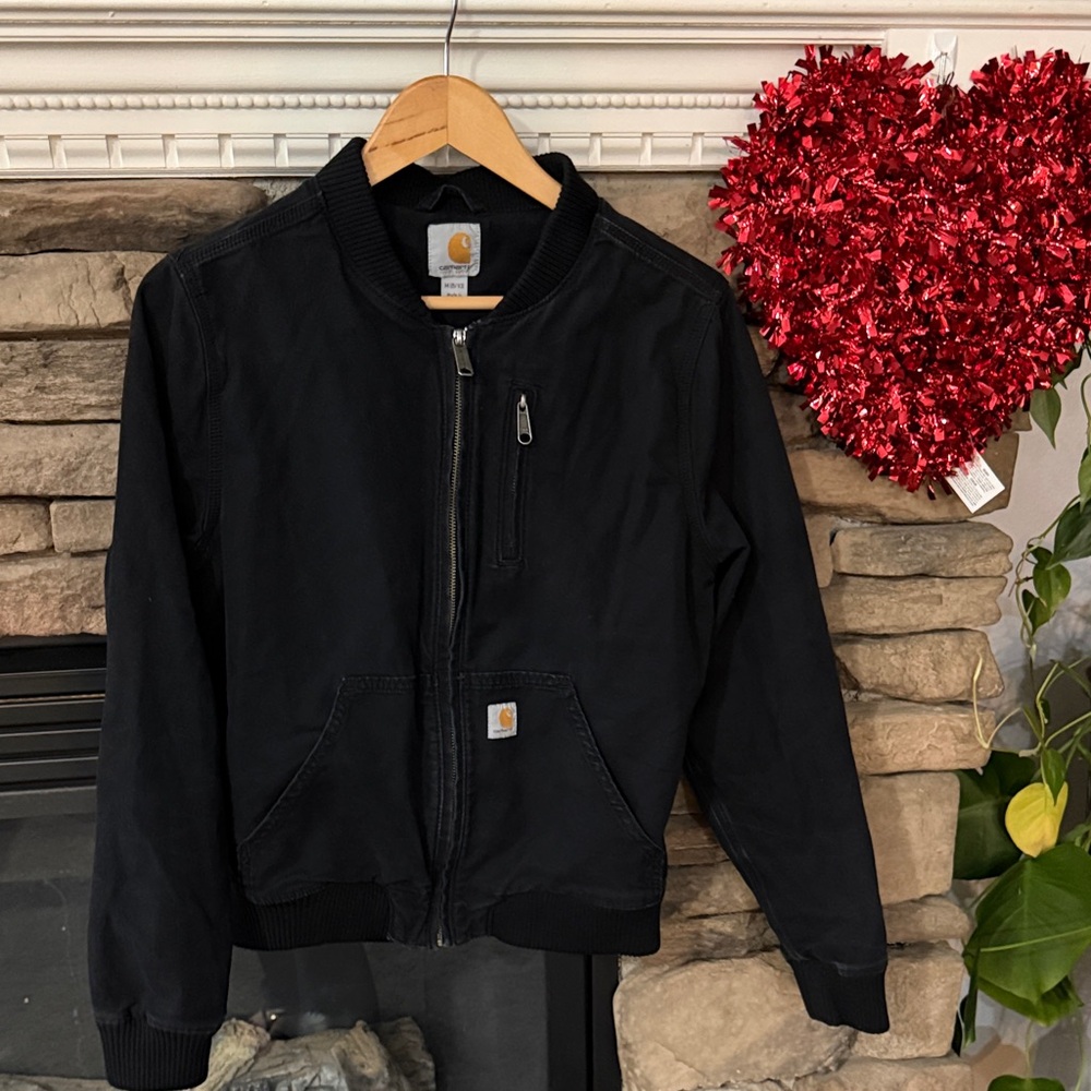 Carhartt Black Jacket with Zipper